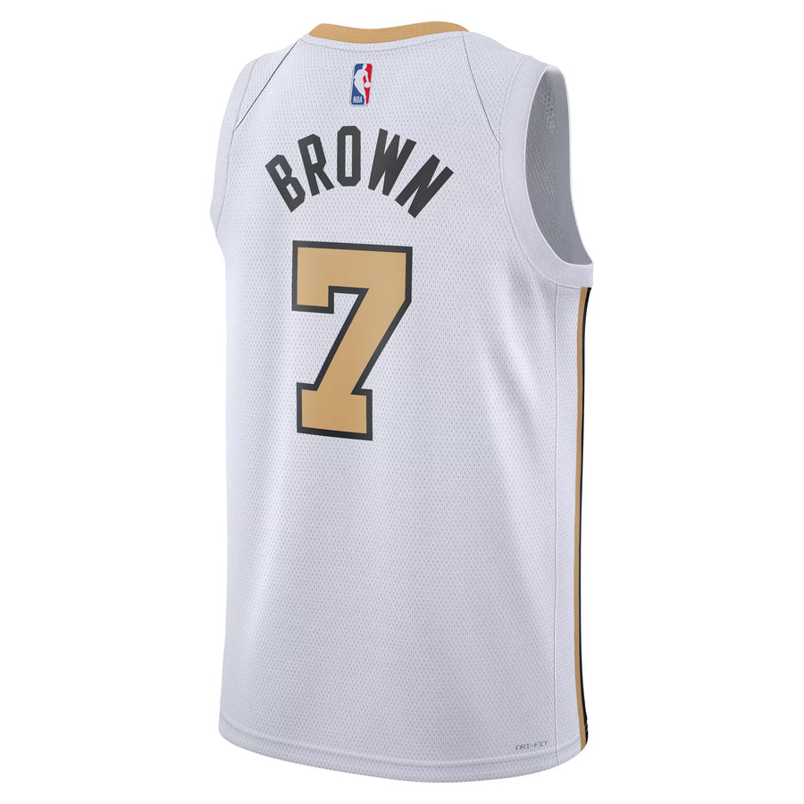 Boston Celtics Jaylen Brown #7 City Edition 2025-26 Jersey - White