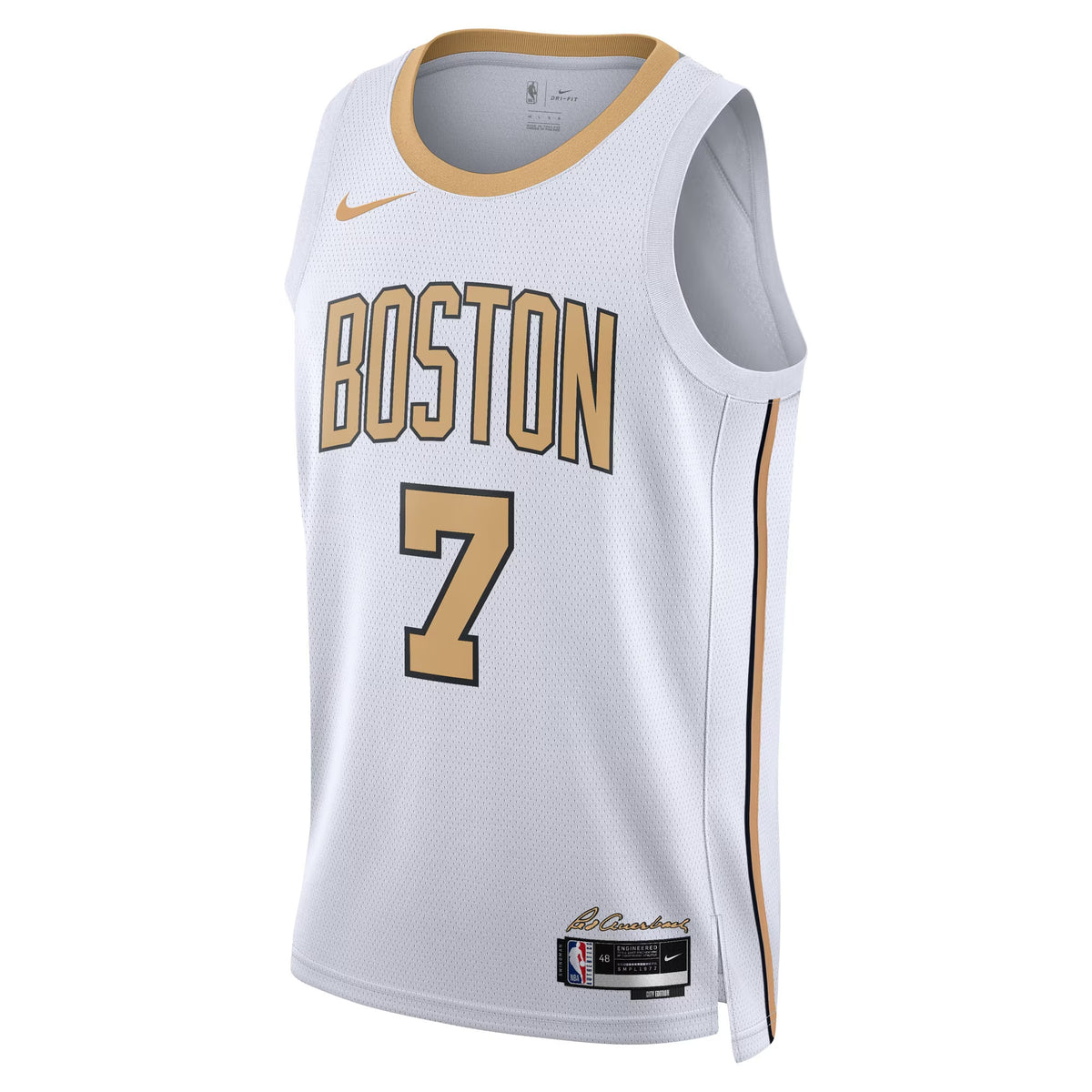 Boston Celtics Jaylen Brown #7 City Edition 2025-26 Jersey - White