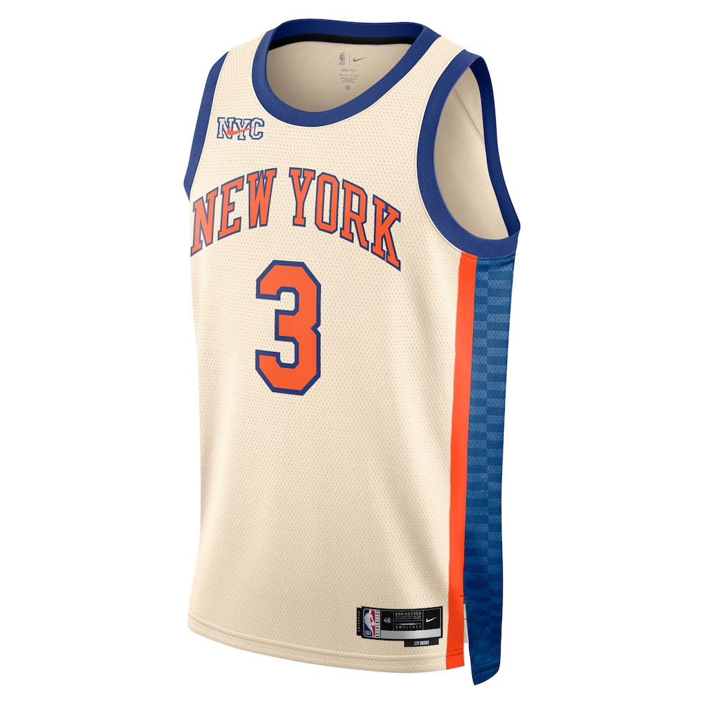 New York Knicks Josh Hart #3 City Edition 2025-26 Jersey - White