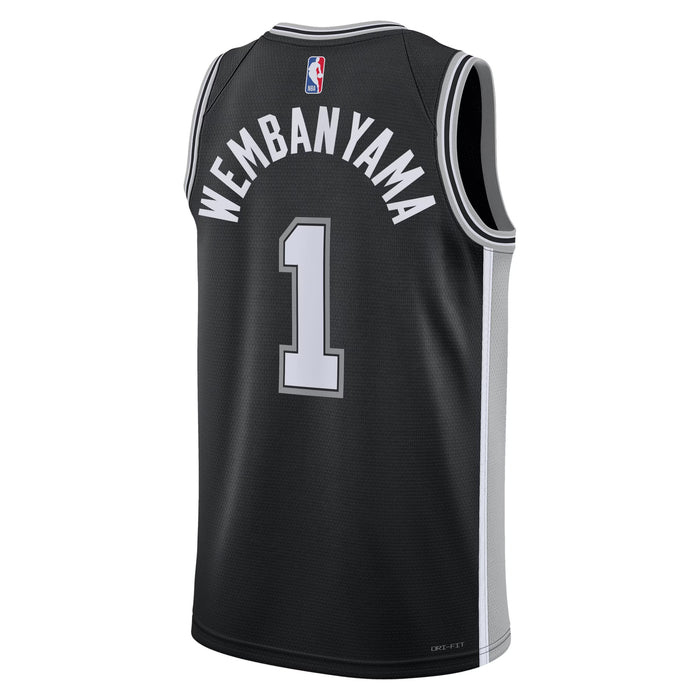 San Antonio Spurs Stephon Castle #5 Statement Edition Jersey - Silver Gray