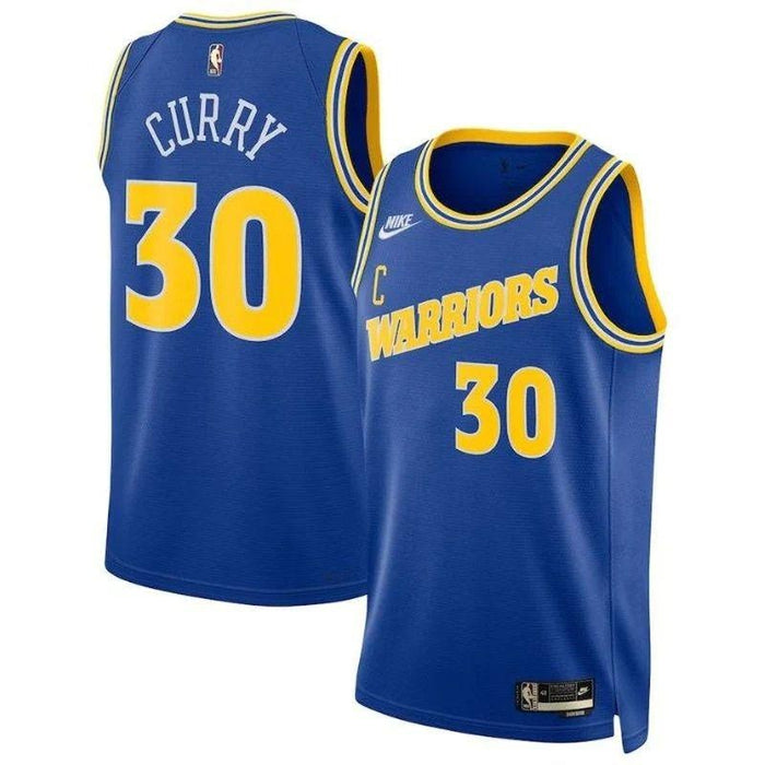 Golden State Warriors Stephen Curry #30 Classic Edition Jersey - Royal Blue