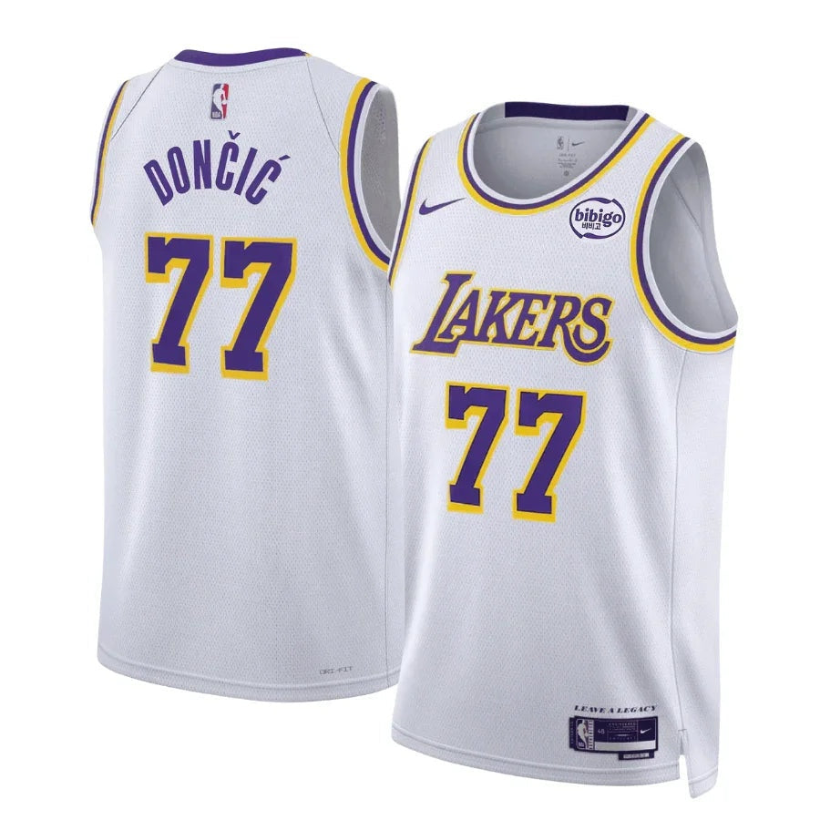 Los Angeles Lakers Luka Dončić #77 Association Edition Jersey - White