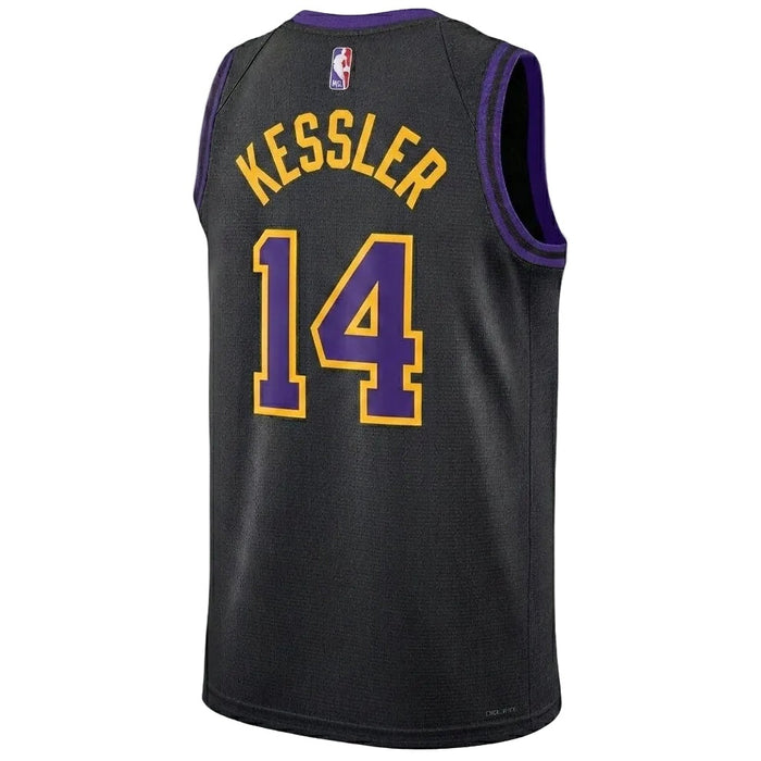 Los Angeles Lakers Walker Kessler #14 City Edition Jersey - Black