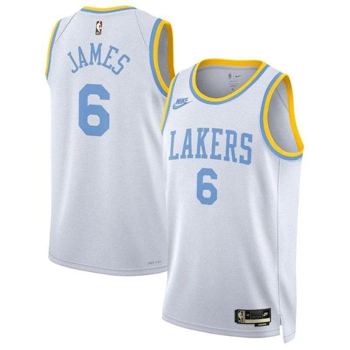 Los Angeles Lakers LeBron James #23 Classic Edition MPLS Jersey - White