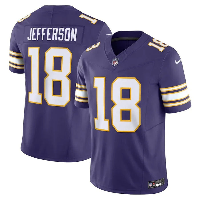 Minnesota Vikings Justin Jefferson #18 Home Game Limited Edition Jersey - Purple
