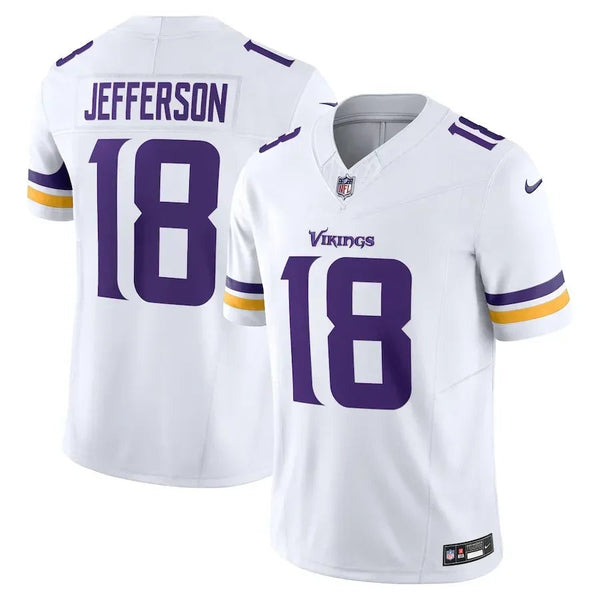 Minnesota Vikings Justin Jefferson #18 Home Game Limited Edition Jersey - White