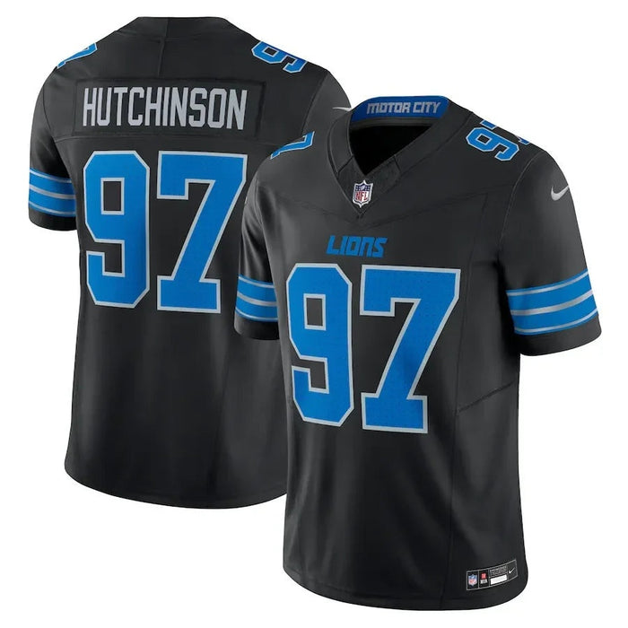 Detroit Lions Aidan Hutchinson #97 Game Edition Jersey - Black