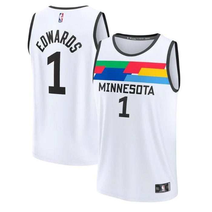 Minnesota Timberwolves Anthony Edwards #5 Game Edition Jersey - White
