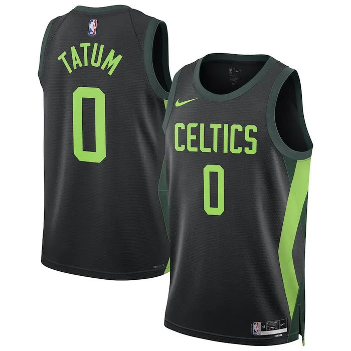 Boston Celtics Jayson Tatum #0 Game Edition Jersey - Black