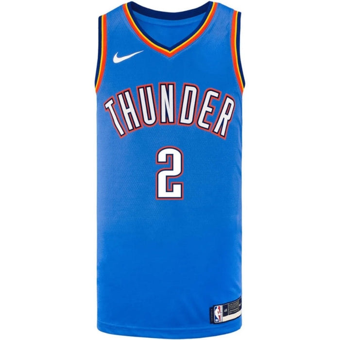 Oklahoma City Thunder Shai Gilgeous-Alexander #2 Icon Edition Jersey - Sky Blue