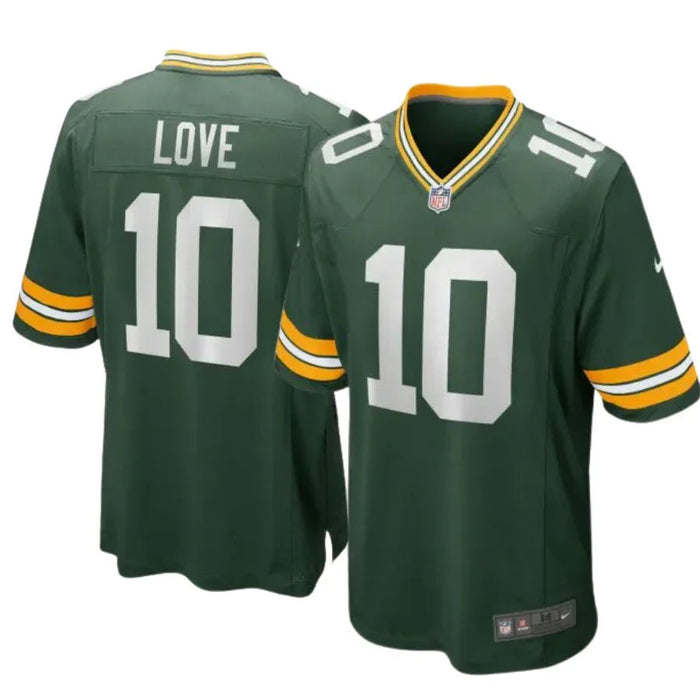 Green Bay Packers Jordan Love #10 Home Game Limited Edition Jersey - Gold