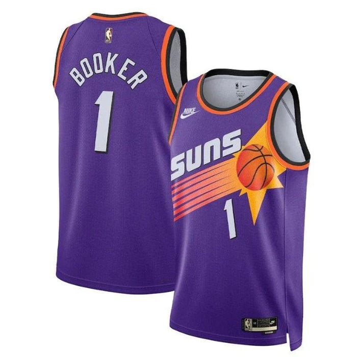 Phoenix Suns Devin Booker #1 Classic Edition Jersey - Purple