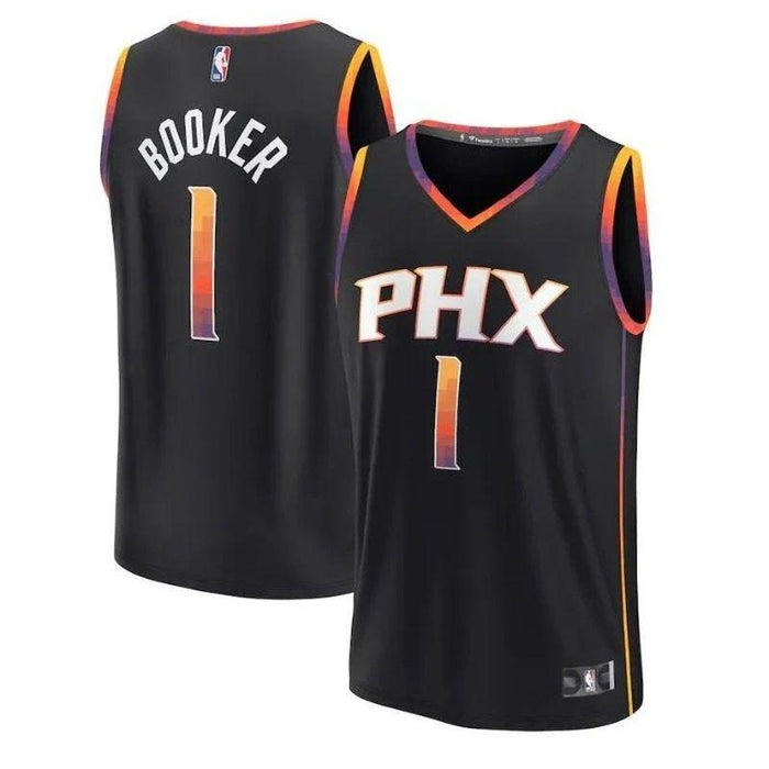 Phoenix Suns Devin Booker #1 Statement Edition Jersey - Black