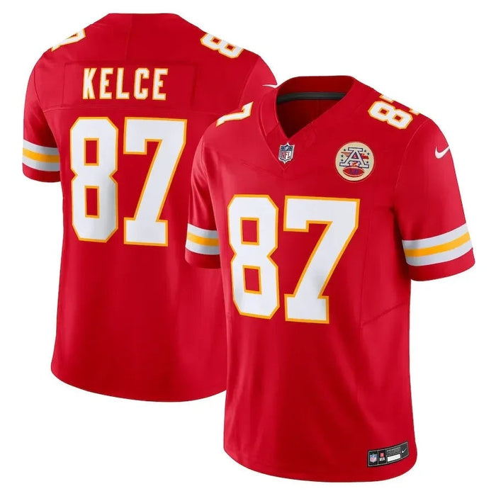 Kansas City Chiefs Travis Kelce #87 Home Game Limited Edition Jersey - Red
